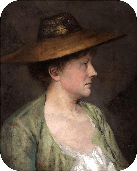 Julia Beck Portrait of a woman oil painting image